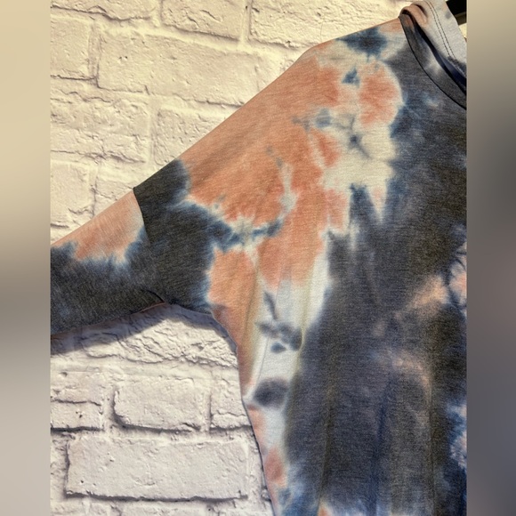 Green Envelope Tops Green Envelope Tie Dye Hoodie Popover Sweatshirt Size Large Poshmark